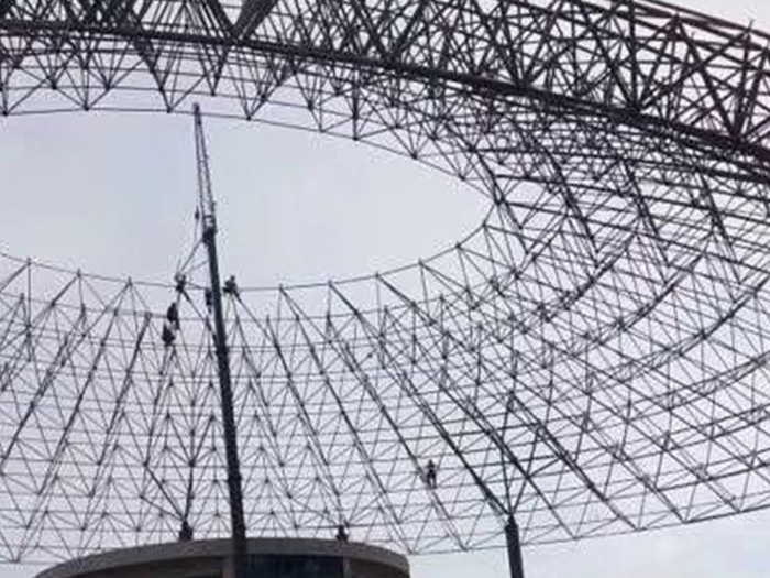 来宾篮球馆球形网架厂家价格